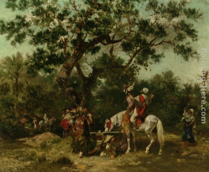 Georges Washington Gathering Food